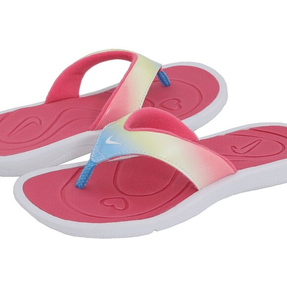 Nike Kids - New Aqua Motion Thong (little Kid/big Kid) (white/white/light Rose) - Picture 4 of 5